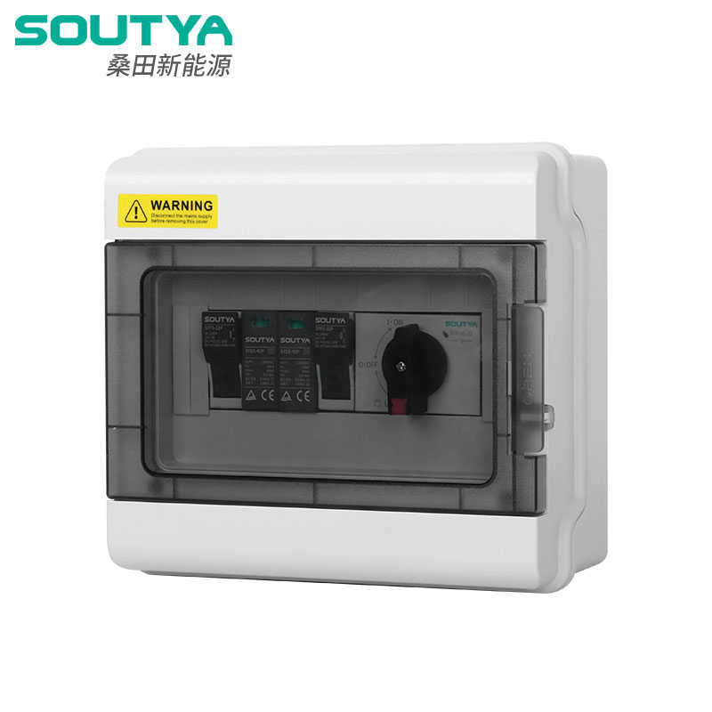 1000V DC कम्बाइनर बक्स 1 In 1 Out Isolator प्रकार