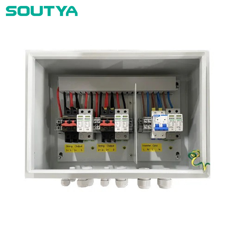 DC+AC कम्बाइनर बक्स 600V 1000V 2 in 2 Out Home Box