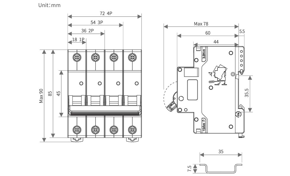DC Miniature Circuit Breaker